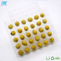 High Quality Clear Plastic Quail Egg Tray Packaging Carton Box with 30 Holes